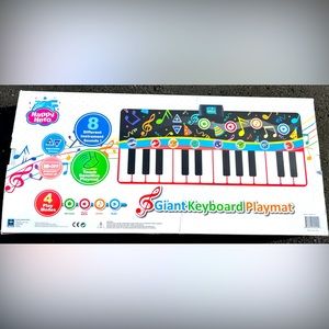 Giant keyboard playmat